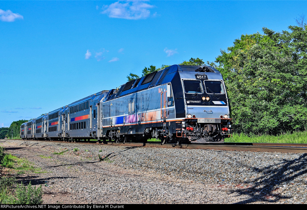 NJT 4517 on tran 5437